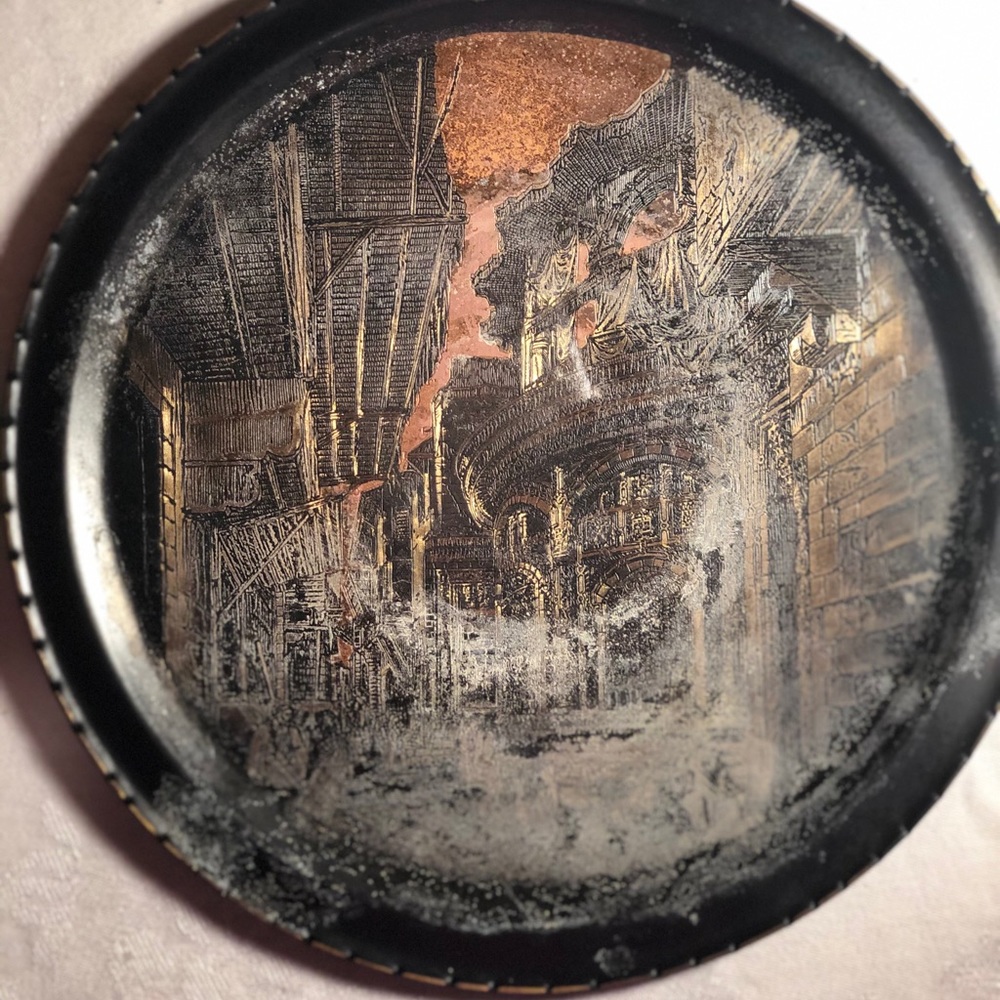 Vintage medal tray